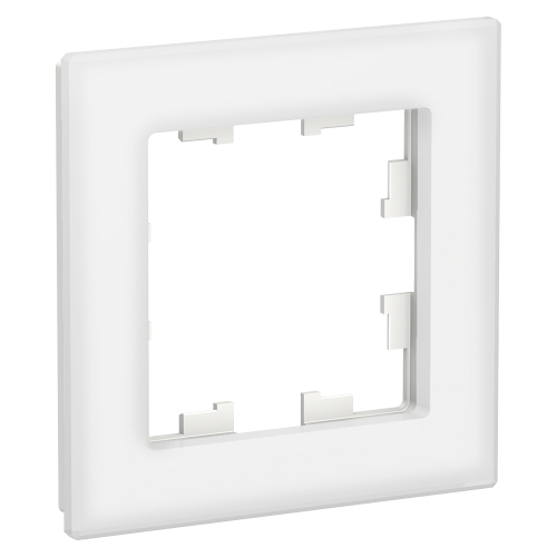 Рамка 1-ая AtlasDesign Nature Стекло-Белый (универс) ATN320101