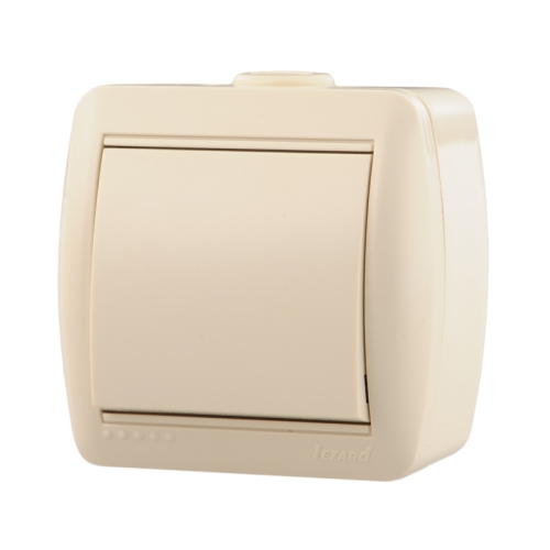 Выключатель 1кл о/п Nata крем (0300100) (10/120)