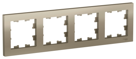 Рамка 4-ая (универсальная) AtlasDesign Шампань ATN000504