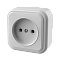 Электроустановочные изделия со степенью защиты IP44, IP54