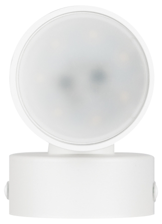 Светильник GU10 металл белый накладной ЭРА WL30 GU10 WH