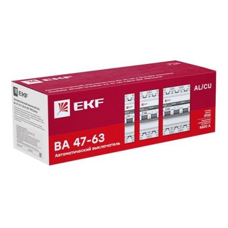 Автоматический выключатель ВА 47-63 С 1п  1А "EKF" PROxima