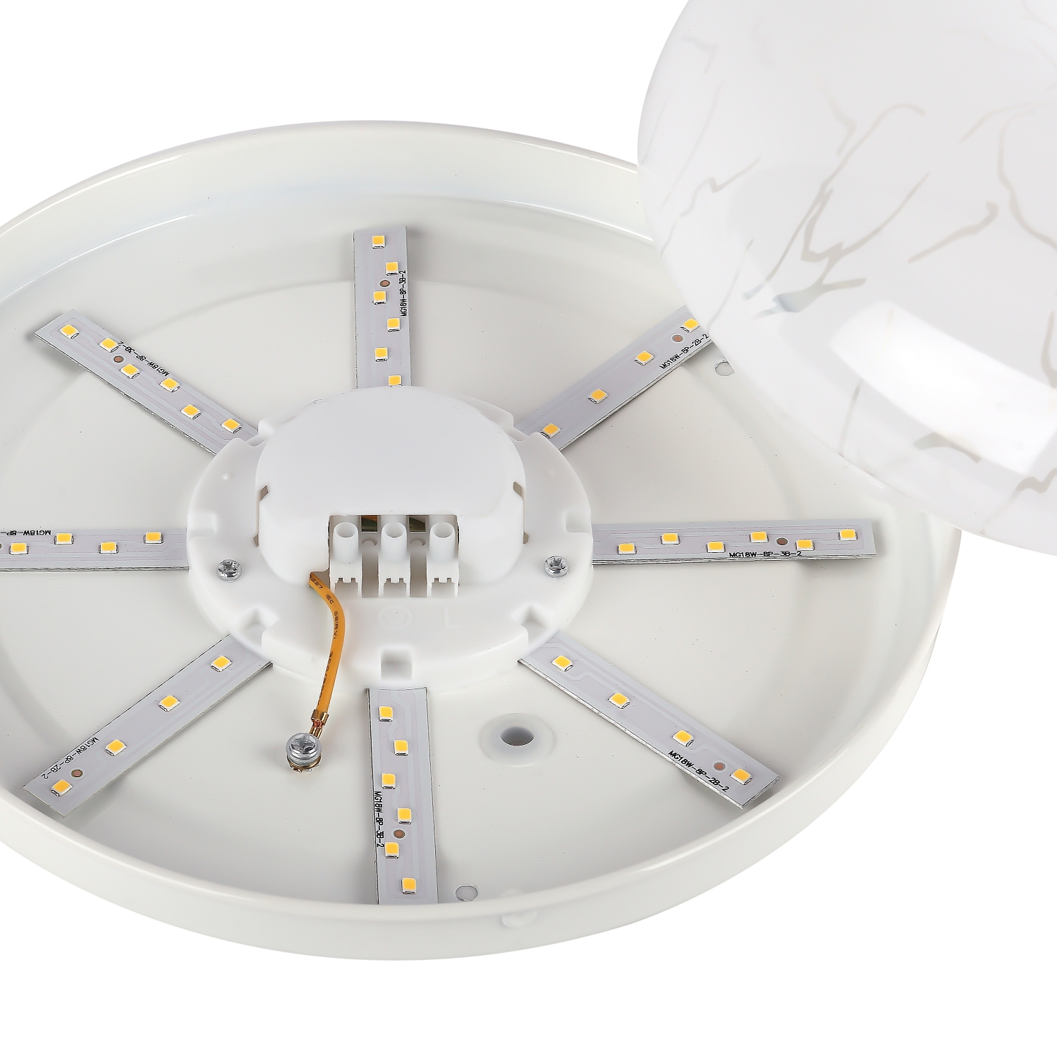 Светильник ЭРА LED 24Вт SPB-6 4000К Marble IP20 1800Лм 328*95 ЭРА