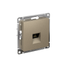 Механизм Розетка AtlasDesign Шампань RJ45 с/п ATN000583