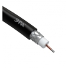 Кабель коаксиальный RG6U 75 Ом черный CCS RL-64-PE ЭРА Simple