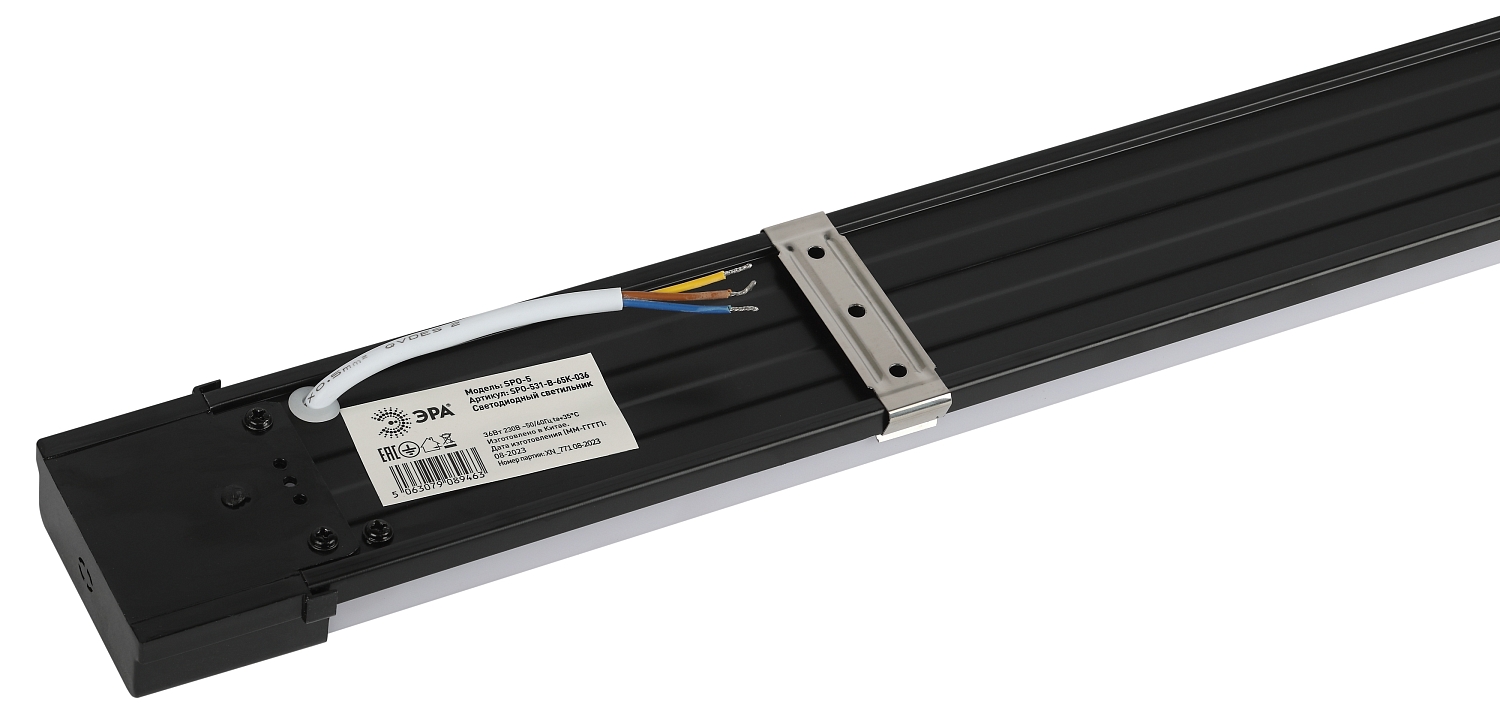 Светильник светодиодный линейный ЭРА SPO-531-B-65K-036 36Вт 4000К 3960Лм IP20 1200мм опал ЧЕРНЫЙ