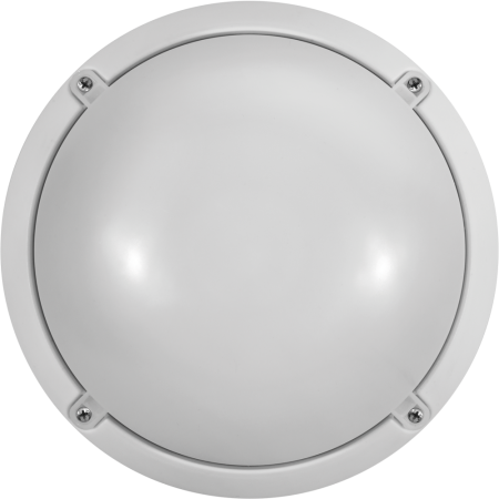 Светильник LED круглый накладной с оптико-акустич датчик ОНЛАЙТ 71623 OBL-R1-12-4K-WH-SNRV 900 Лм IP65