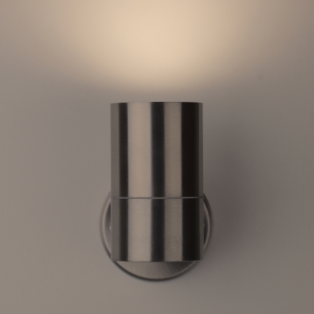 Светильник фасадный WL14 MAX35W под лампу GU10  хром IP44 ЭРА