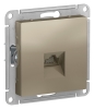 Механизм Розетка AtlasDesign Шампань RJ45 с/п ATN000583