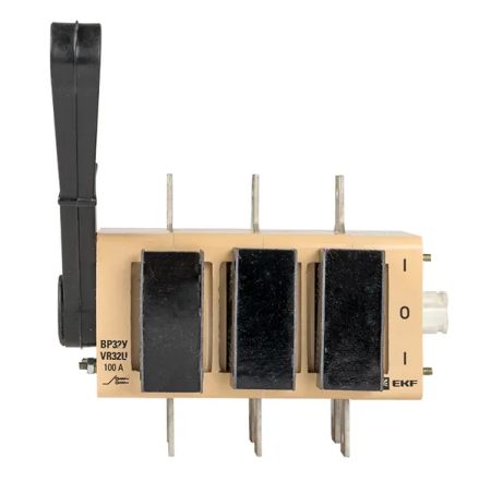 Рубильник ВР32У-31А71220 100А 2напр.НЕСЪЁМНАЯ левая/правая рукоятка MAXima EKF