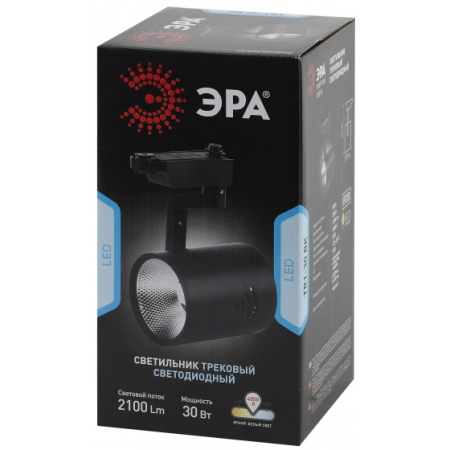 Светильник трековый LED TR1 30BK 30w 4000K (черный) IP20 ЭРА (Б0032102)