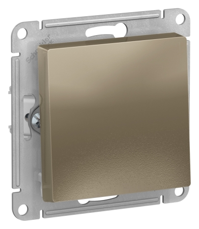 Механизм выключателя  одноклавишный с/п 10А AtlasDesign Шампань ATN000511