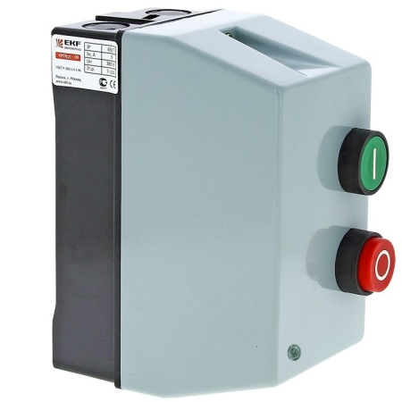 Пускатель в корпусе IP65 КМЭ 12А 400В с РТЭ Ir-9-13A и индикатором EKF