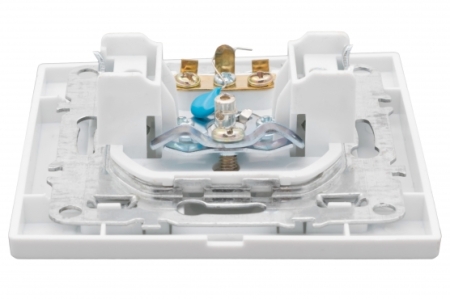 Розетка TV 1-гнездо СП белая EKF Минск