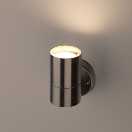 Светильник фасадный WL14 MAX35W под лампу GU10  хром IP44 ЭРА