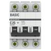Автоматический выключатель ВА 47-29 С 3п 25А (без опломбирования) EKF Basic